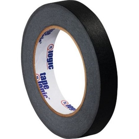 TAPE LOGIC Tape Logic® Masking Tape, 4.9 Mil, 3/4" x 60 yds., Black, 12/Case T93400312PKB